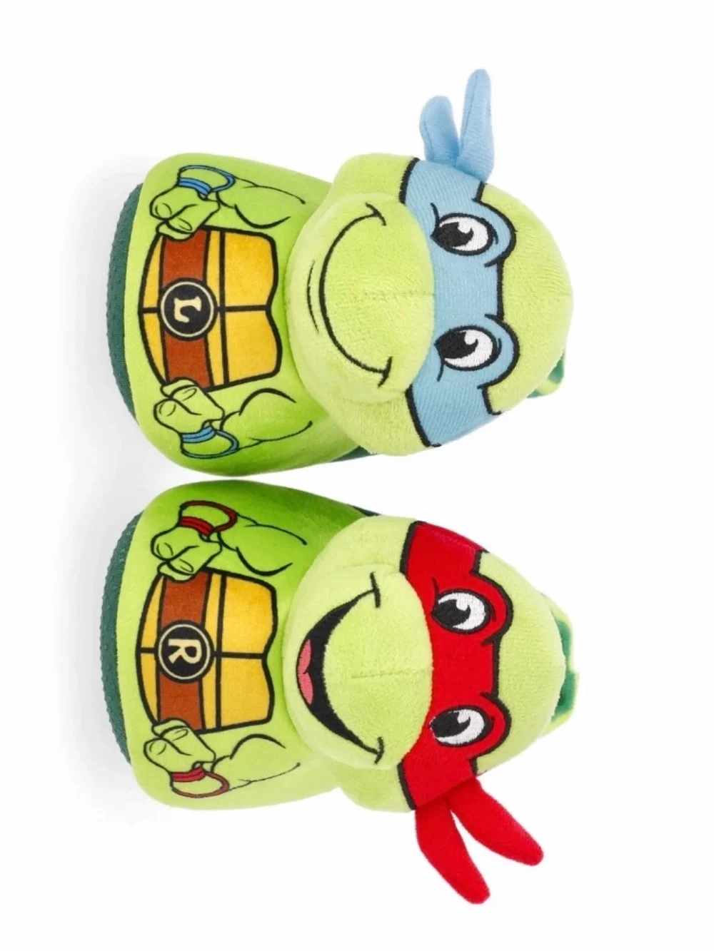 🎈$15🎈NEW Teenage Mutant Ninja Turtle Sock Top Slippers Toddler 7/8 Toddler Boys